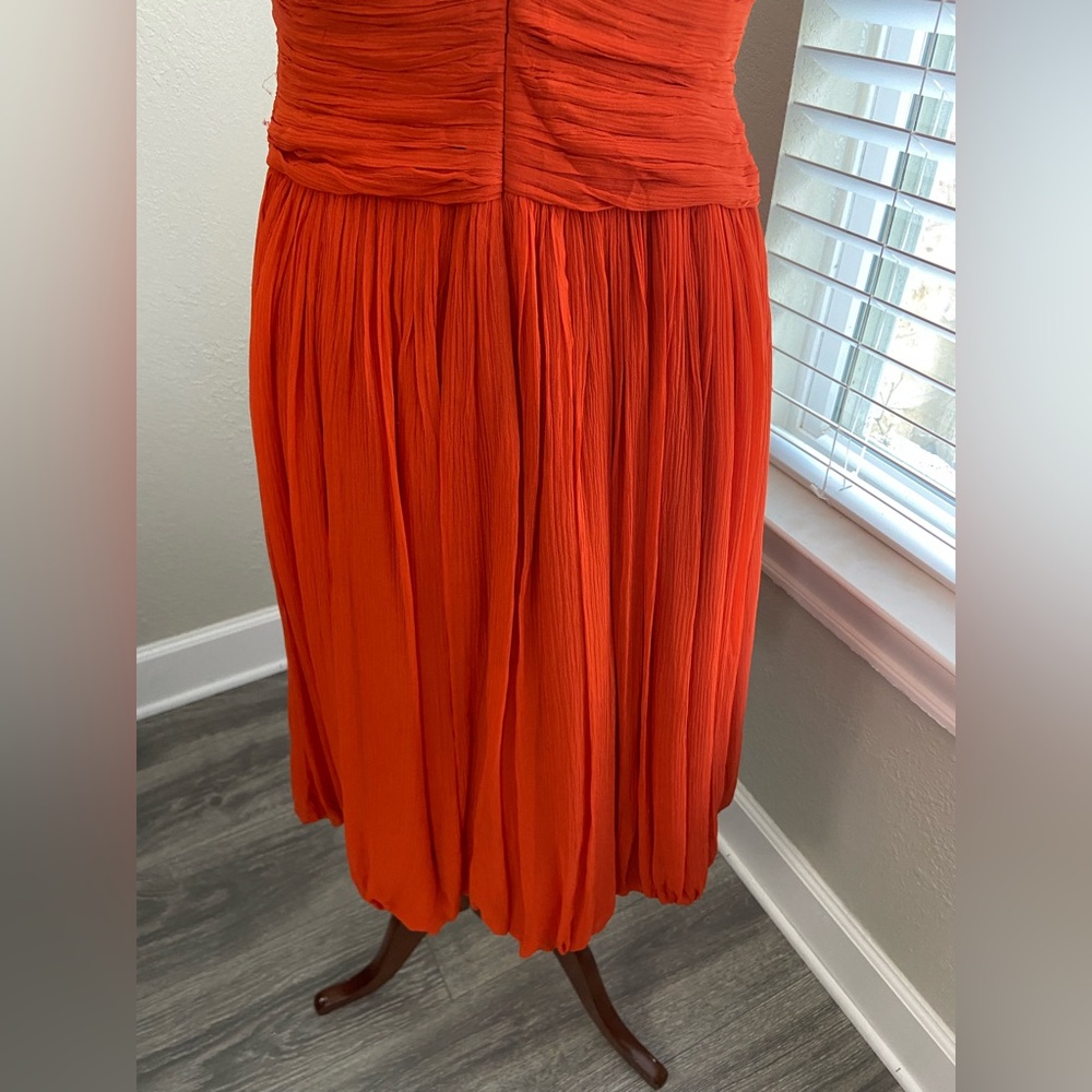BCBG MaxAzria Silk Cocktail Special Occasion Dress Size 6 - Picture 6 of 16